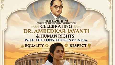 Sheena Chohan Brings the Indian Constitution to Life for Hundreds of Students on Ambedkar Jayanti!