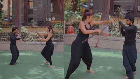 Sheena Chohan Champions the Actress-Athlete Mindset with Kalaripayattu on World Health Day!