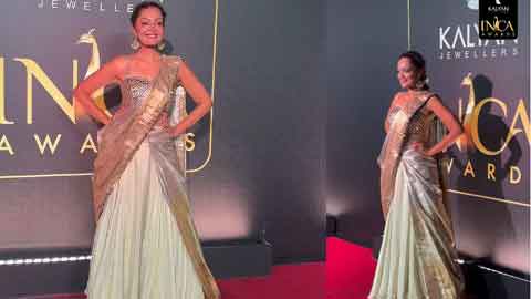 Sheena Chohan embodies cinematic royalty, celebrating Pan-India unity at INCA Awards 2026!