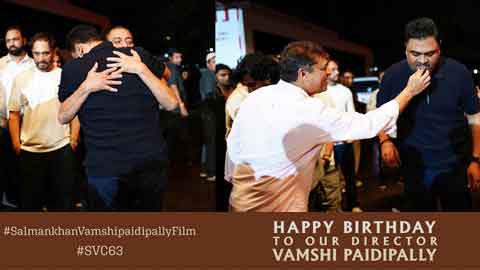 SVC63 Makers Wish Director Vamshi Paidipally with a Special Behind the Scenes Glimpse from the Sets!