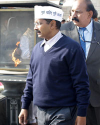 Arvind Kejriwal at AAP Oath Ceremony