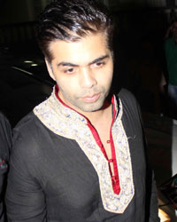 Karan Johar at Aamir Khan Diwali Party 2013