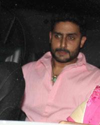 Abhishek Bachchan at Aaradhya Bachchan Birthday Party