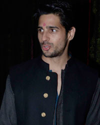 Sidharth Malhotra at Amitabh Bachchan Diwali Party