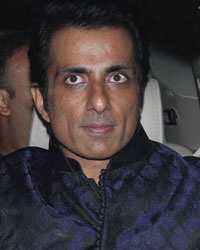 Sonu Sood at Amitabh Bachchan Diwali Party