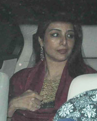 Tabu at Amitabh Bachchan Diwali Party