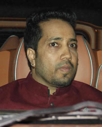 Mika Singh at Amitabh Bachchan Diwali Party