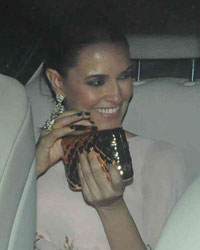 Neha Dhupia at Amitabh Bachchan Diwali Party