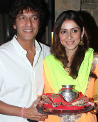 Chunky Pandey and Bhavna Pandey