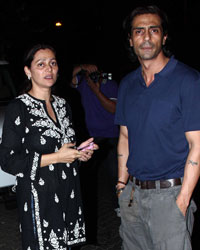 Arjun Rampal at Arjun and Mehar Wedding Anniversary Party