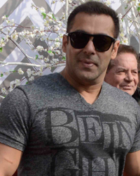 Salman Khan at Arpita Khan Baby Shower Ceremony