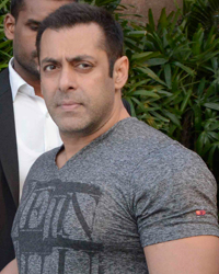 Salman Khan at Arpita Khan Baby Shower Ceremony