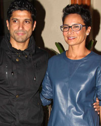 Farhan Akhtar and Adhuna Akhtar