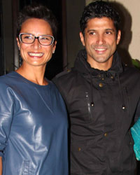 Adhuna Akhtar and Farhan Akhtar