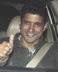 Farhan Akhtar at Celebs at Karan Johar Bash