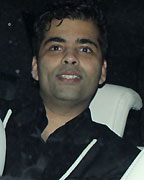 Karan Johar at Dewans Christmas Bash