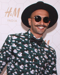 Ranveer Singh at H and M INDIA Opening Party