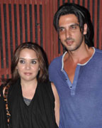 Zayed Khan at Kangana 26th Birthday Bash