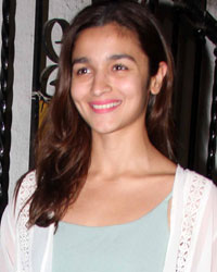 Alia Bhatt at Karan Johar Hosts a Party For His New Office
