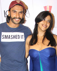 Ranveer Singh and Ekta Kapoor Ranveer Singh and Ekta Kapoor