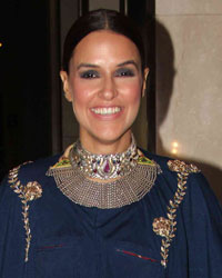 Neha Dhupia at Masaba Gupta Wedding Reception