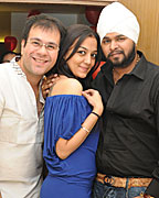 Avesh Dadlani, Dharti and Ramji Gulati at 'Preety Bhalla' Birthday Bash