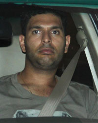 Yuvraj Singh at Preity Zinta Party