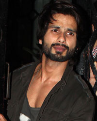 Shahid Kapoor at R Rajkumar Success Party