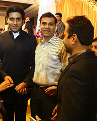 Abhishek Bachchan at Rajiv and Meghna Wedding Reception