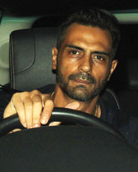 Arjun Rampal at Rock On 2 Party at Ritesh Sidhwani House