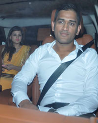 Sakshi Dhoni and Mahendra Singh Dhoni