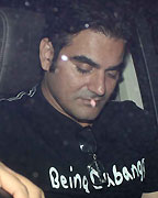 Arbaaz Khan at Salman Birthday Bash