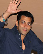 Salman Khan at Salman Birthday Bash