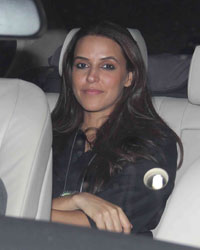 Neha Dhupia at Sania Mirza Birthday Party