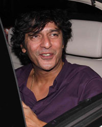 Chunky Pandey at Sania Mirza Birthday Party