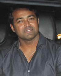 Leander Paes at Sania Mirza Birthday Party