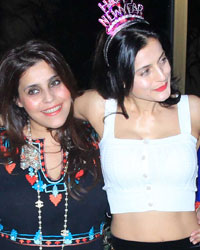 Amisha Patel at Sanjay Dutt New Year Party