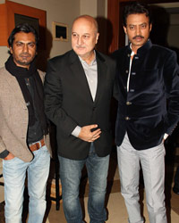 Nawazuddin Siddiqui, Anupam Kher  and Irfan Khan
