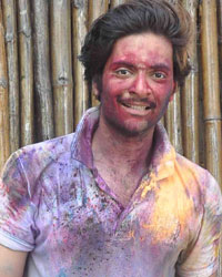 Ali Fazal at Shabana and Javed Akhtar Holi Bash 2015