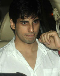 Sidharth Malhotra at Shahrukh Khan Eid Party