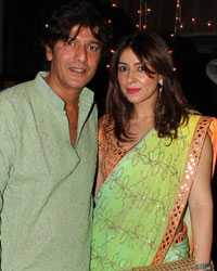 Chunky Pandey at Shilpa Shetty Diwali Bash