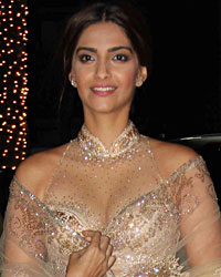 Sonam Kapoor at Shilpa Shetty Diwali Bash