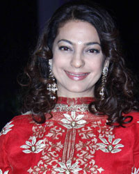 Juhi Chawla at Shirin and Udhay Wedding Reception