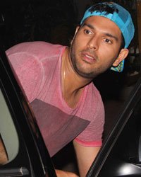 Yuvraj Singh at Sophie Chaudhary Birthday Celebrations