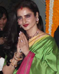 Rekha at Vidya Balan Mehndi Ceremony