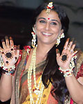 Vidya Balan at Vidya Balan Mehndi Ceremony