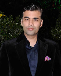 Karan Johar at Vishesh Bhatt Wedding Reception