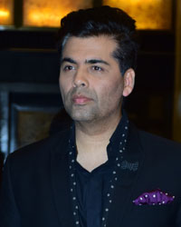 Karan Johar at Wedding Reception of Preity Zinta