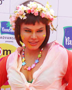 Rakhi Sawant at Zoom Holi Party 2013