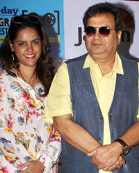 Meghna Ghai Puri and Subhash Ghai Meghna Ghai Puri and Subhash Ghai